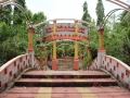 Scenic bridge leading the path from Shri Hanuiman temple to Pithrashala